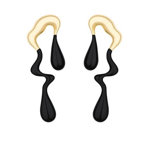 Image of Nilu's Collections Abstract Drip Design Earrings in Trendy and Modern Look | gift for her,gifts for womens & gilrls