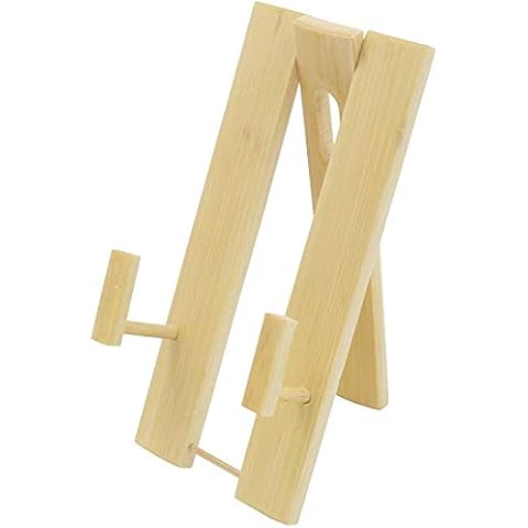 Bamboo Japanese 2 Ways Folding Fan Stand Wall Hanger 3.5 x 7 inches From Japan Cover