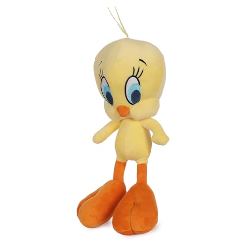 Image of Mirada Looney Tunes Tweety Soft Plush Toy | Yellow Cartoon Stuffed Animal for Kids & Girls | Cute Soft Toys for Kids, Stuffed Animals, Plush Toy, Cuddle Toy, Gift Item, Room Decor Collectible | 25cm