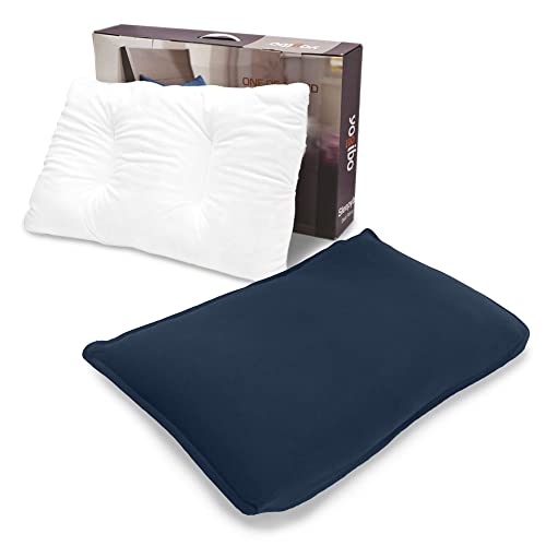 Yogibo Pillow ヨギボー ピロー インナー + ピローケースセット ネイビーブルー カバー付き 枕 まくら 低反発 安眠枕 寝返り 至極