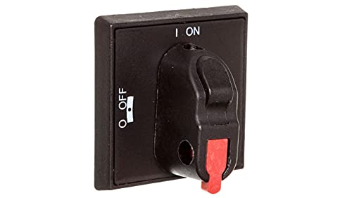 Mando ohbs3ah negro Abb-entrelec con escudete selector para panel 2