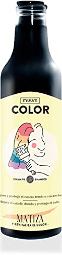 muum - Color Farbschutz Shampoo. Repariert und schützt gefärbtes Haar. Hydratiert tief und verbessert den Glanz - 500 ml Cover