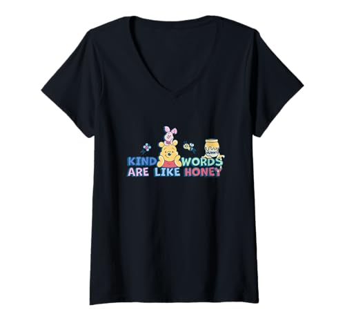 Winnie the Pooh t-shirt col V la douceur de l'enfance