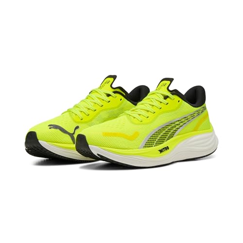PUMA Baskets Velocity Nitro 3 pour homme, Jaune/noir, 41.5 EU
