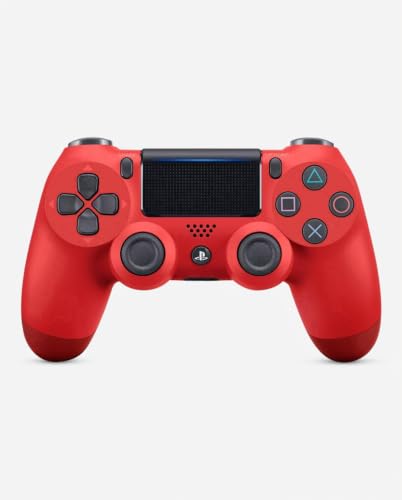 Playstation Sony, Manette PS4 DUALSHOCK 4 Officielle, Accessoire 4, Sans Fil, Batterie Rechargeable, Bluetooth, Couleur : Rouge – vue 2