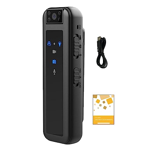 WOTEG registratore corporeo, Fotocamera Tascabile con riduzione del Rumore, con