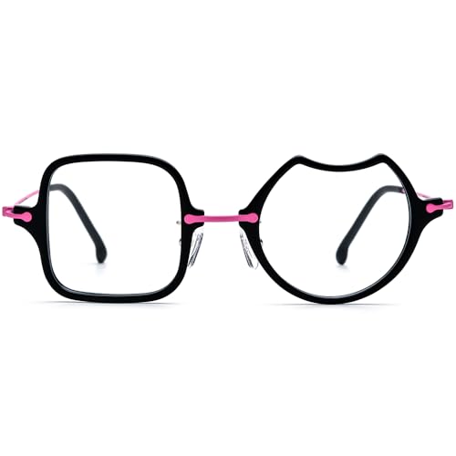 Image of FONEX Acetate Titanium Glasses Frame Men 2024 New Square Eyeglasses Spectacles Eyewear F85843