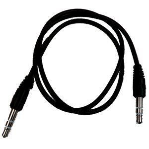 Zimis - Quality AUX-IN input Lead Cable 3.5mm for iPod, iPhone 3G, 3GS, 4G, MP3 to Car or Stereo for ALL Bold Curve Storm Pearl Torch BlackBerry Phones and mp3 players (1.2m)