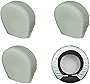 Car Tire Covers, Set of 4 Waterproof, Block UV Rays, Snow, Dust Wheel/Tire Protector Covers for Cars, RV, SUV, Trailers (18.8-22.8')