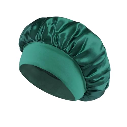 Bonnet en satin de nuit pour dormir en protégeant ses boucles de la casse