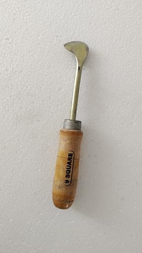 Image of 9 SQUARE Coconut Slicer | Cutter | Peeler | Chopper with Wooden Handle