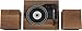 Crosley CR7019A-WA Alto 3-Speed Turntable Shelf System with Bluetooth, FM Radio, and Matching Stereo Speakers, Walnut