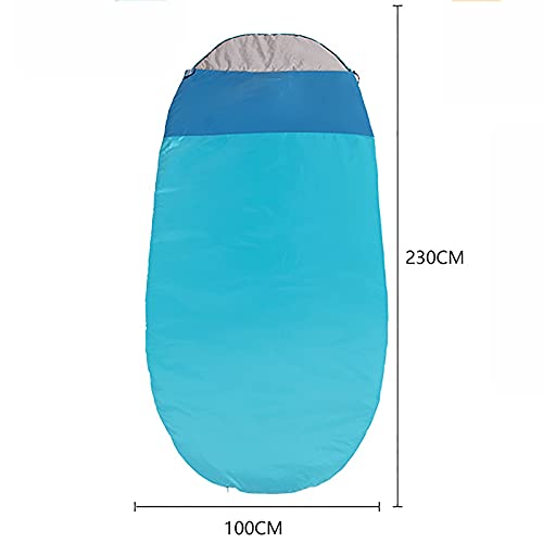 Jianghuayunchuanri Bequemer Schlafsack Reisen Schlafsack Erwachsene Outdoor Camping Schlafsack Einzelner Schmutz Tragbare Schlafsack Indoor- und Outdoor-Aktivitäten (Farbe : Grün, Size : 230x100cm) - Image 3