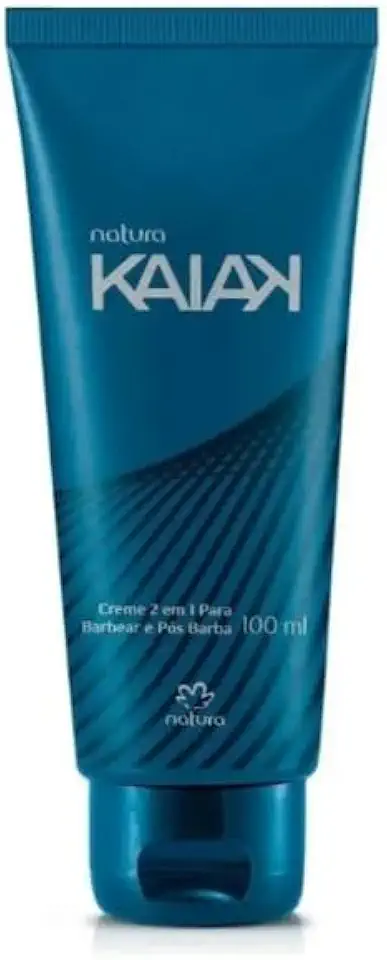 Natura Kaiak Creme 2 em 1 para Barbear e Pós Barba, 100 ml