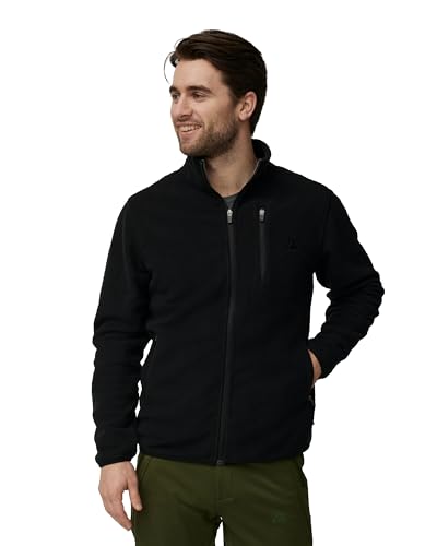 DANISH ENDURANCE Herren Micro Fleece Jacke 1 Pack Schwarz XL