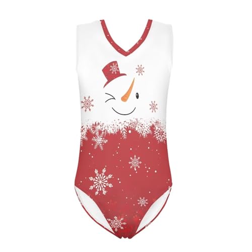 Image of KEIAHUAN Gymnastics Leotards for Girls Sleeveless Bodysuit Dance Leotards Performance Costume