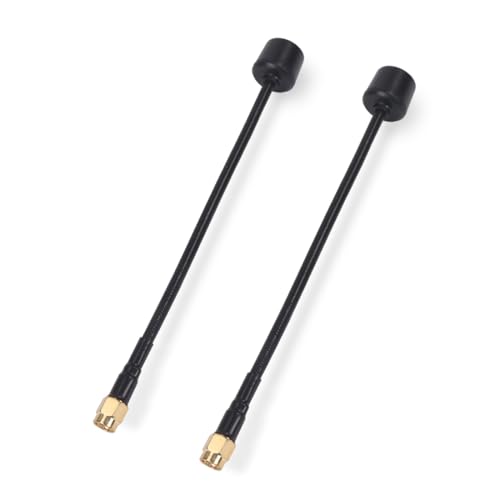 LANTOTEK UAV Antenna 5.8G,Long Range FPV Antenna high gain 5dBi,Image Transmission Drone Antenna,Used for FPV Racing Drone Parts,SMA Male,IP66(2pcs)