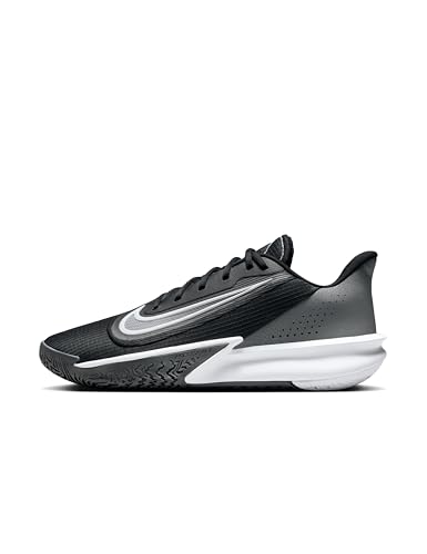 Nike Men's Precision 7 Basketball Shoes, Black/White-Iron Grey-Smoke Grey, 11.5