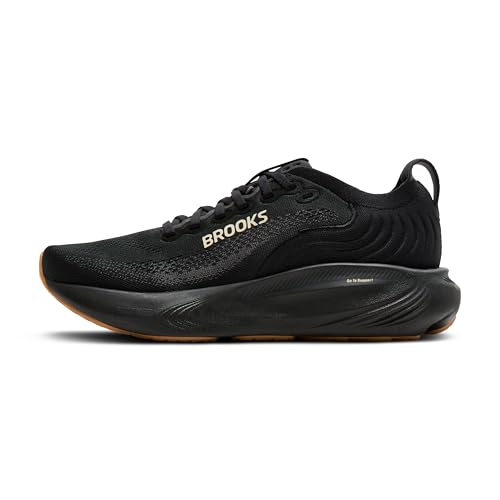 Brooks Brooks Men’s Adrenaline GTS 25 Supportive Running & Walking Shoe - Black/Biscuit - 7 Medium
