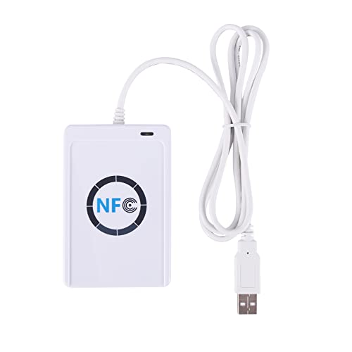 Lamsimoy Lector de Tarjetas USB NFC y Escritor ACR122U A9 China Lector de Tarjetas RFID Sin Contacto Lector InaláMbrico NFC de