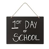 NEWNEWSHOW 8.7x12 Inch Erasable Message Board Sign with Hanging String, Store Signs Chalkboard, Menu