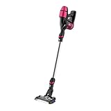 Rowenta RH7329WO - Aspirapolvere multifunzione X-Pert Essential 260, autonomia fino a 25 minuti, testina Power Slim Vision, colore: Nero e Fucsia