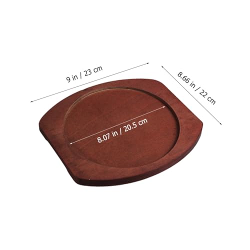 Tapete de madera resistente al calor IMIKEYA para protección de encimeras 3