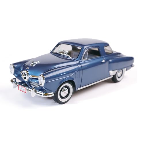 Modelo Diecast Carro Retro Studebaker 1:18 Azul