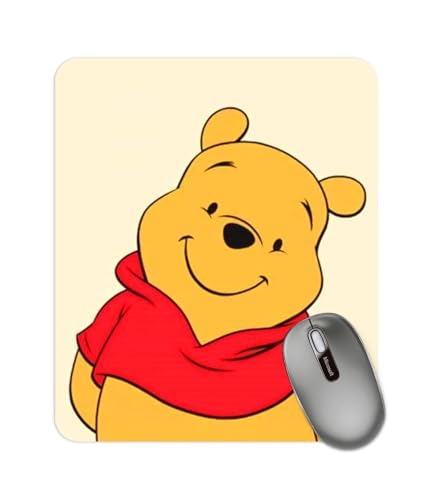 Image of Mouse Pad with Design, 24 x 20 cm, 3mm Thick Rubberised Base Mouse Pad for Computer, PC, Laptop (Bear)
