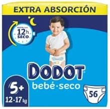LOGAN Diapers Size 5+, For Kids 12-17kg DODOT Baby-Dry 56 Pcs