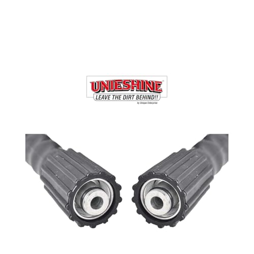 Image of Pressure Washer Hose Pipe, 3500 PSI High Pressure Washer Hose, Molded Durable Pipe Compatible with Starq, Vantro, Aimex, Gaocheng, Agaro, Shakti (15MTR HYDRAULIC)