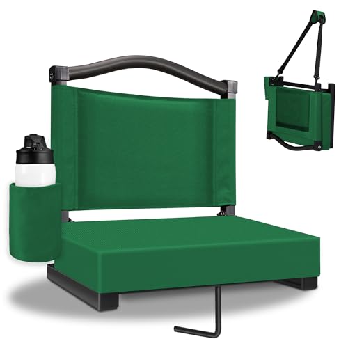 Fragess Kayak Seats with Back Support & Adjustable Shoulder Straps - Universal Padded Kayak Seat Cushion & Paddle Board Seat for SUP Canoe Fishing Boats (Hunter Green)