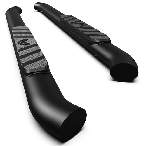 MaxMate 3.5' Oval Nerf Bar Side Steps Compatible with 2009-2018 Dodge...