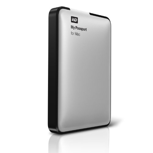 WD My Passport for Mac 1TB USB 2.0 �O�t���n�[�h�h���C�u - WDBBXV0010BBK-NESN