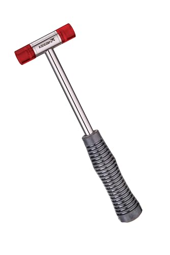 Image of KEEAN 20 MM Soft Faced Acetate Mallet Industrial Hammer Non Slip Rubber Grip Bending Forming Metal Tile Fitting Wood Work Professional