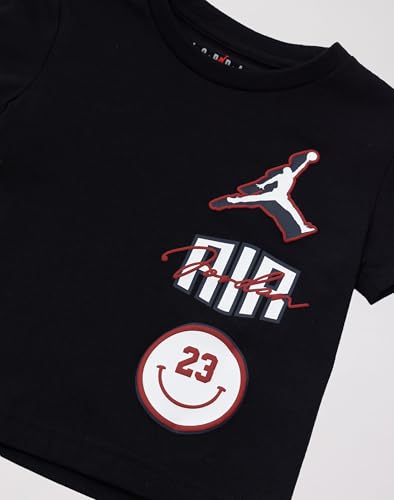 Nike Jordan Jumpman Stacked Shorts Set Toddler (75D768-023, Black)3