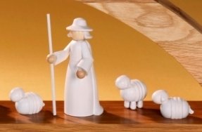 Bergers pour voûte lumineuse et moutons pour retrouver la magie des Noël d'enfance