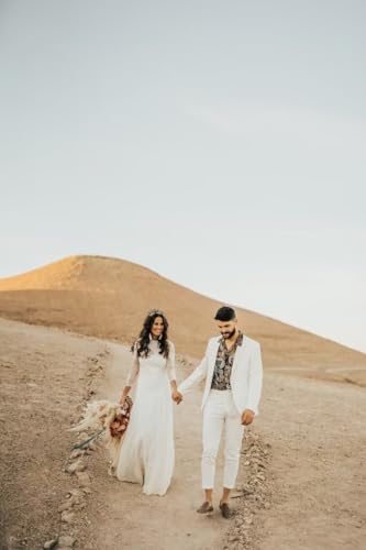 Men's Suits 2 Piece Slim Fit Suits for Men Business Casual Formal Wedding Prom Suits4