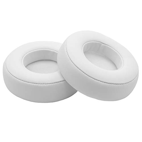 vhbw Almohadillas oídos de Repuesto Compatible con Beats Monster by Dr. Dre Mixr Auriculares, Cascos   Blanco, 8,5 cm
