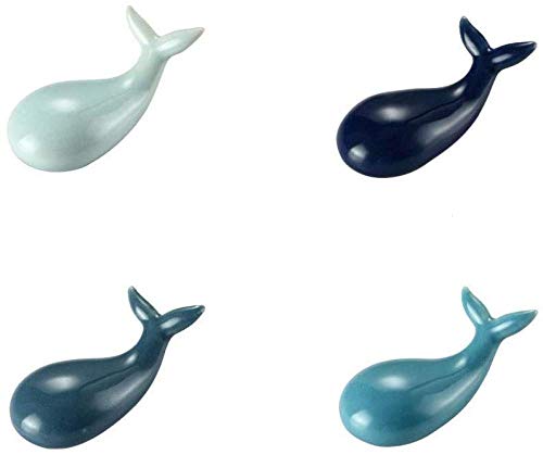 Chopstick Rest Stands, 4pcs Chopstick Holder Ceramic Whale Chopsticks Stand Chopstick Rest Holder Cover