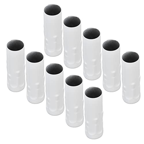 10Pcs E14 Candle Lamp Holder, Iron Base Tube 25x80mm Durable Replacement, Exquisite Craftsmanship for Crystal Chandeliers
