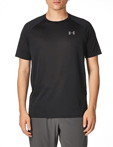 Image of Under Armour Men's Sportstyle Left Chest Logo T-Shirt (Black /Pitch Gray, Small)
