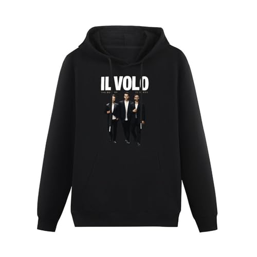 TAN YA XUE IL Volo The Bset of 10 Years Unisex Sweatshirts Graphic Pullover Mens Black Printed Hoodies M