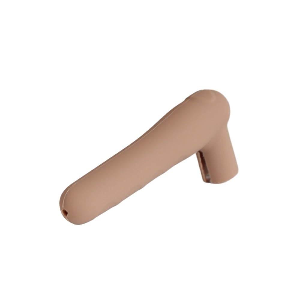 TIANSHENGQI Silicone Door Handle Cover Anti-Slip Anti-Static Knob Silent Anti Collision Kids Safety Doorknob Protector for Home(Khaki)