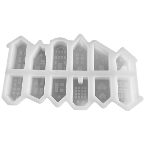 La Mejor Lista de Moldes de focos navideños disponible en línea. 46 Moldes de silicona 12 cavidades 3D Mini casa blanca Moldes de silicona navideños Molde de resina navideña reutilizable y de fácil liberación para velas, jabón, manualidades,...