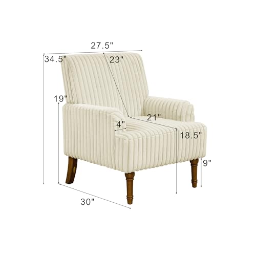 Sillón Plegable Tela Peluche Beige miniatura 2