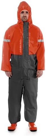 Dräger SPC 2400 Flexothane Protective Suit | Reusable Boilersuit with Hood | Waterproof Full Body Work Overall Coverall for Industrial Use