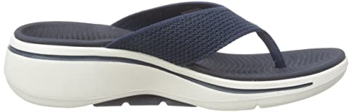 Skechers Skechers Women's Go Walk Arch Fit Sandal, 8 UK, Navy Textile, 12 US