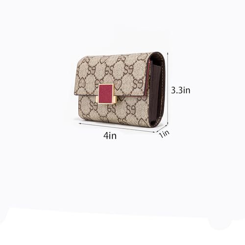 Genuine Leather Women Wallet RFID Blocking Card Holder Travel Slim Compact Organizer for Credit Cards IDs Cash2
