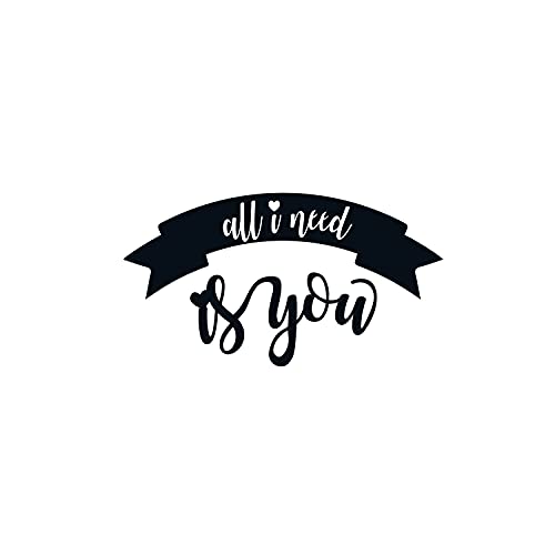 Image of eCraftIndia All I Need Is You Wooden Wall Decor for Living Room Bedroom| Home Wall Decor Items | Wall Art for Home Decor| Valentine Gift for Girlfriend Boyfriend Husband Wife Her| Valentine Decoration